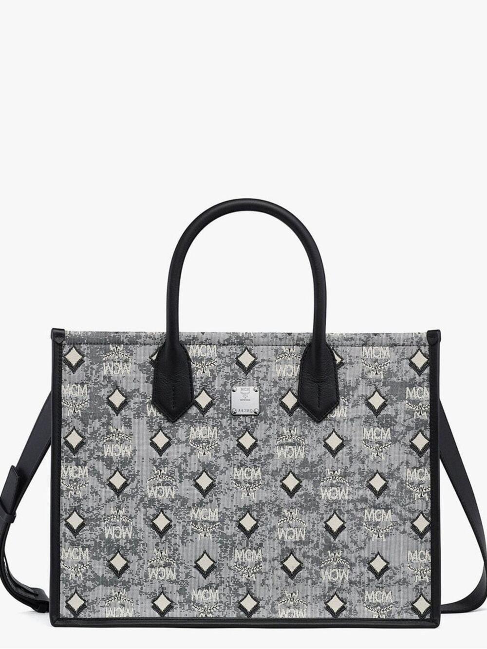 Sold❌MCM Aren Monogram Canvas Tote
